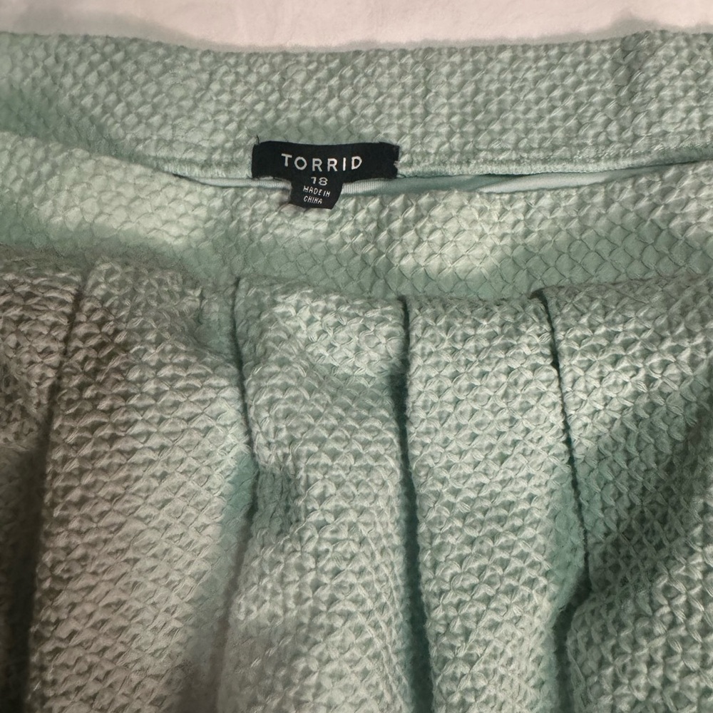 Torrid Mint A-Line Skirt